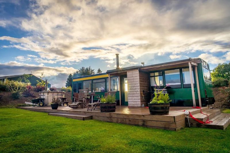 Converted Bus Hotel in Scotland You can Rent on Airbnb