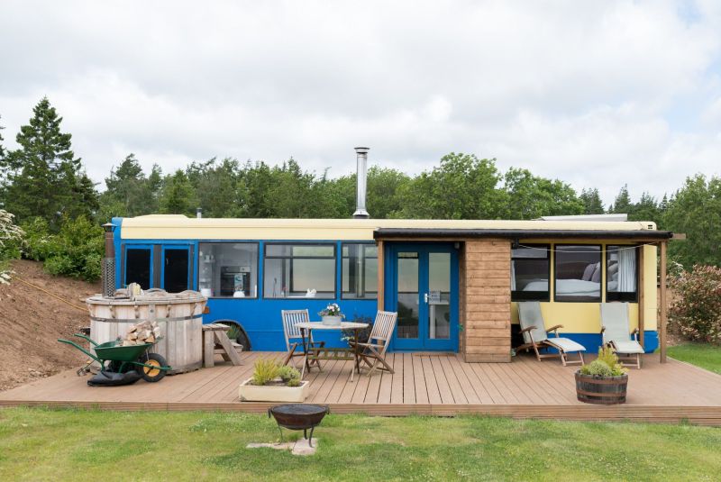 Converted Bus Hotel in Scotland You can Rent on Airbnb