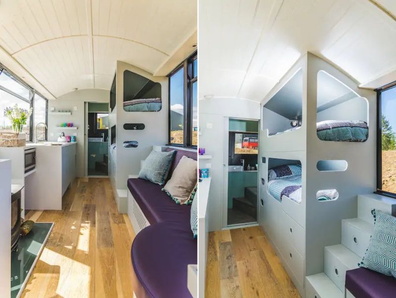 Converted Bus Hotel in Scotland You can Rent on Airbnb