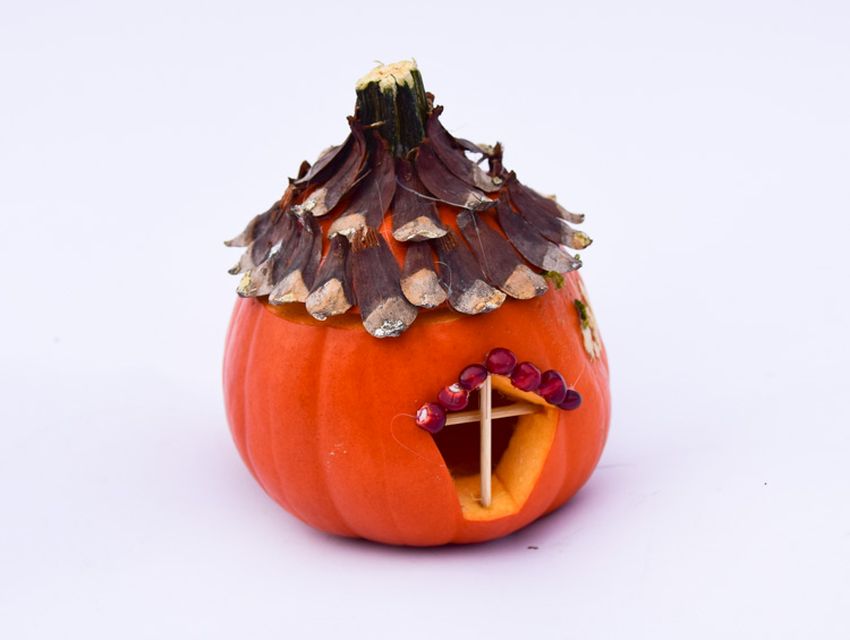 DIY Pumpkin Fairy Garden for Halloween
