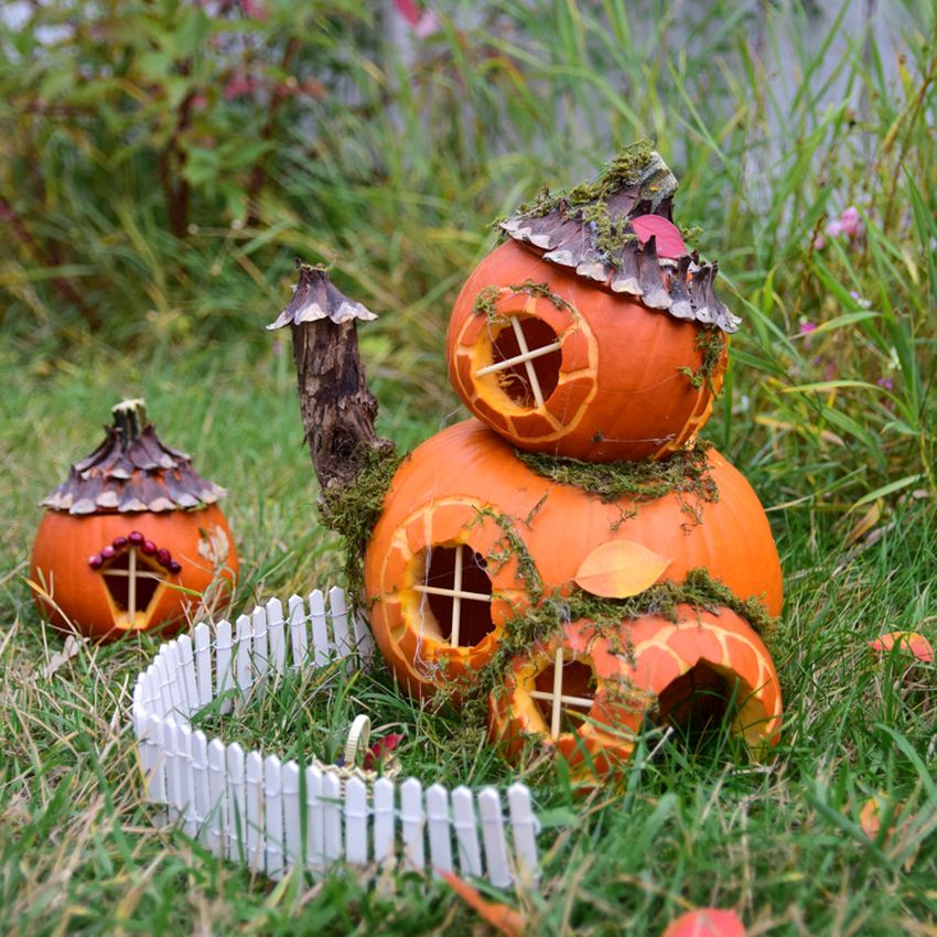 DIY Pumpkin Fairy Garden for Halloween