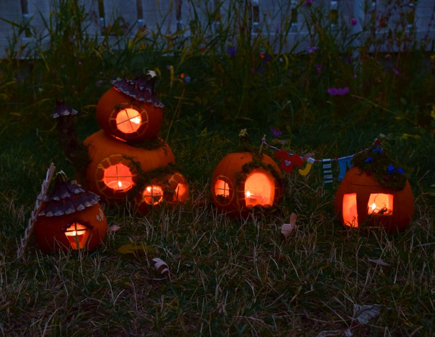 DIY Pumpkin Fairy Garden for Halloween