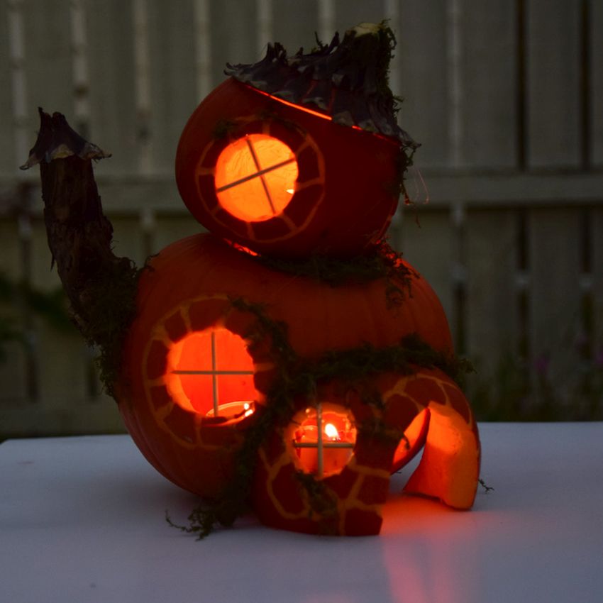 DIY Pumpkin Fairy Garden for Halloween