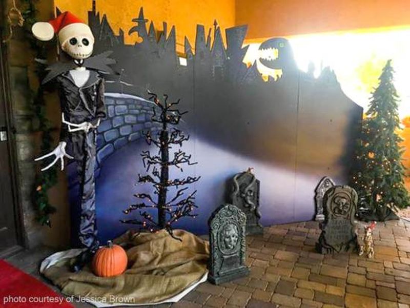 Nightmare Before Christmas themed moster house - Halloween Monster Home