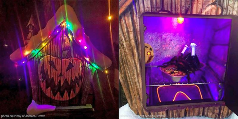 Nightmare Before Christmas themed moster house - Halloween Monster Home