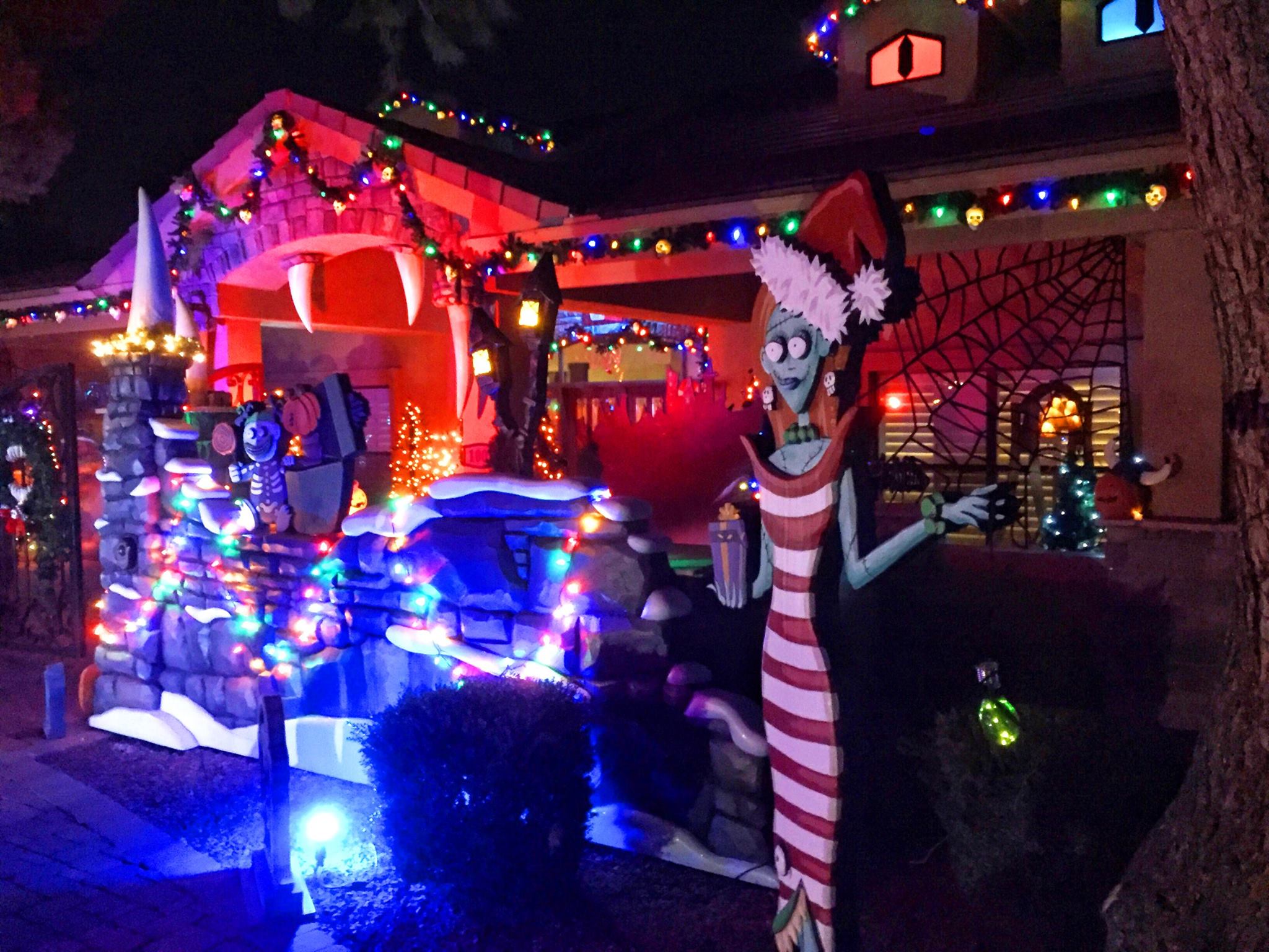 Nightmare Before Christmas themed moster house - Halloween Monster Home