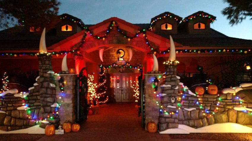 Nightmare Before Christmas themed moster house - Halloween Monster Home