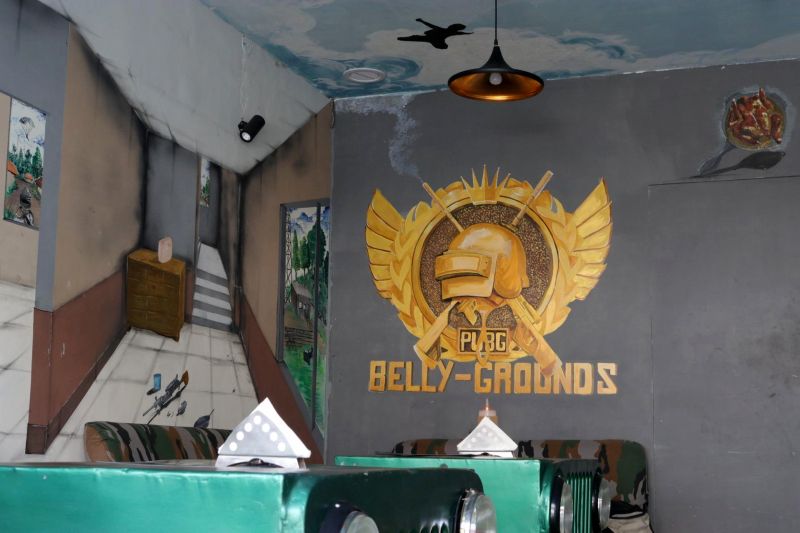 Players Unknown Belly Grounds - PUBG Restaurant Jaipur