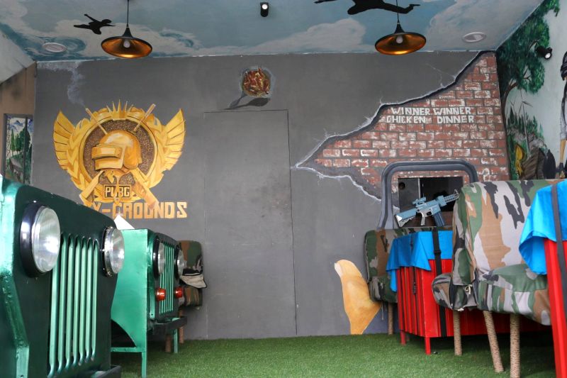 Players Unknown Belly Grounds - PUBG Restaurant Jaipur