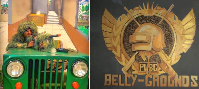 Players Unknown Belly Grounds - PUBG Restaurant Jaipur