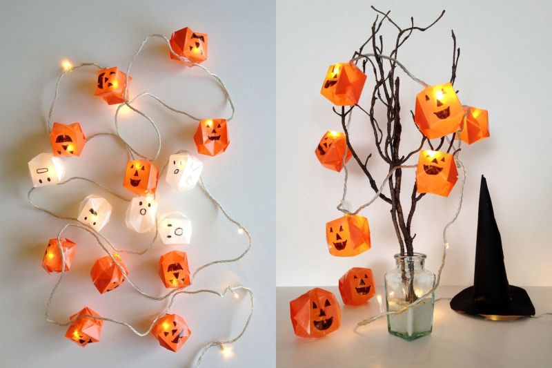 Origami Halloween Lights