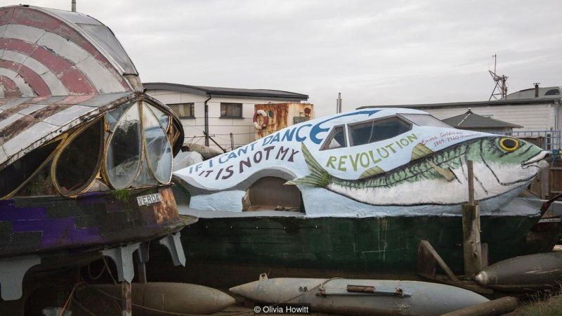 These Houseboats in Britain are Made from Old Buses, Speedboats and Planes