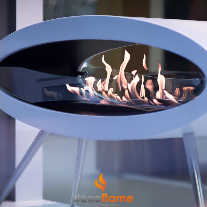 This Freestanding Bioethanol Fireplace from decoflame is Epitome of Luxury 