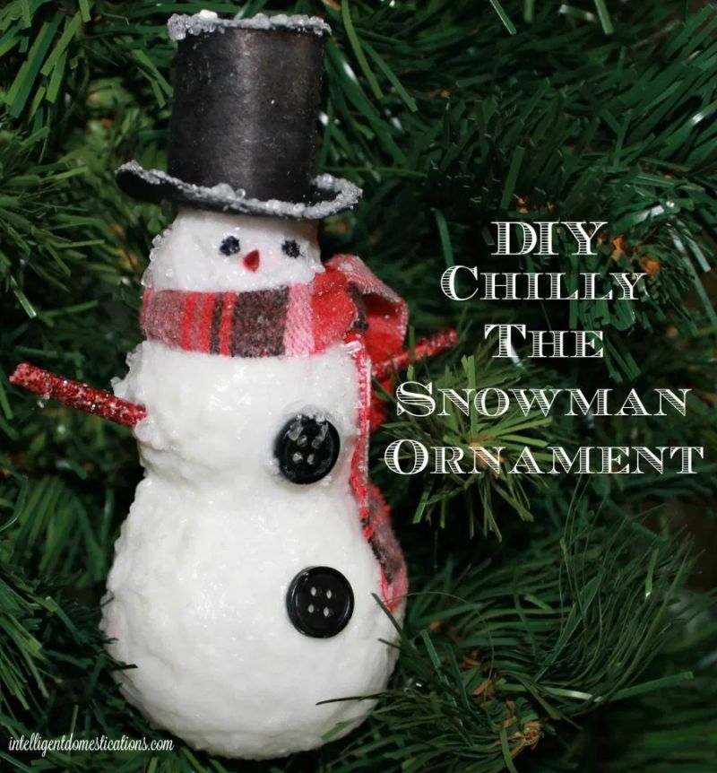 CraftbuddyUS Handmade Snowman Xmas Tree Decoration Ornament Figurine Fabric Gift 