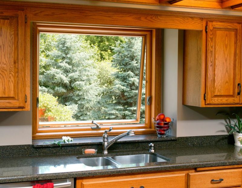 Awning window for kitchen 