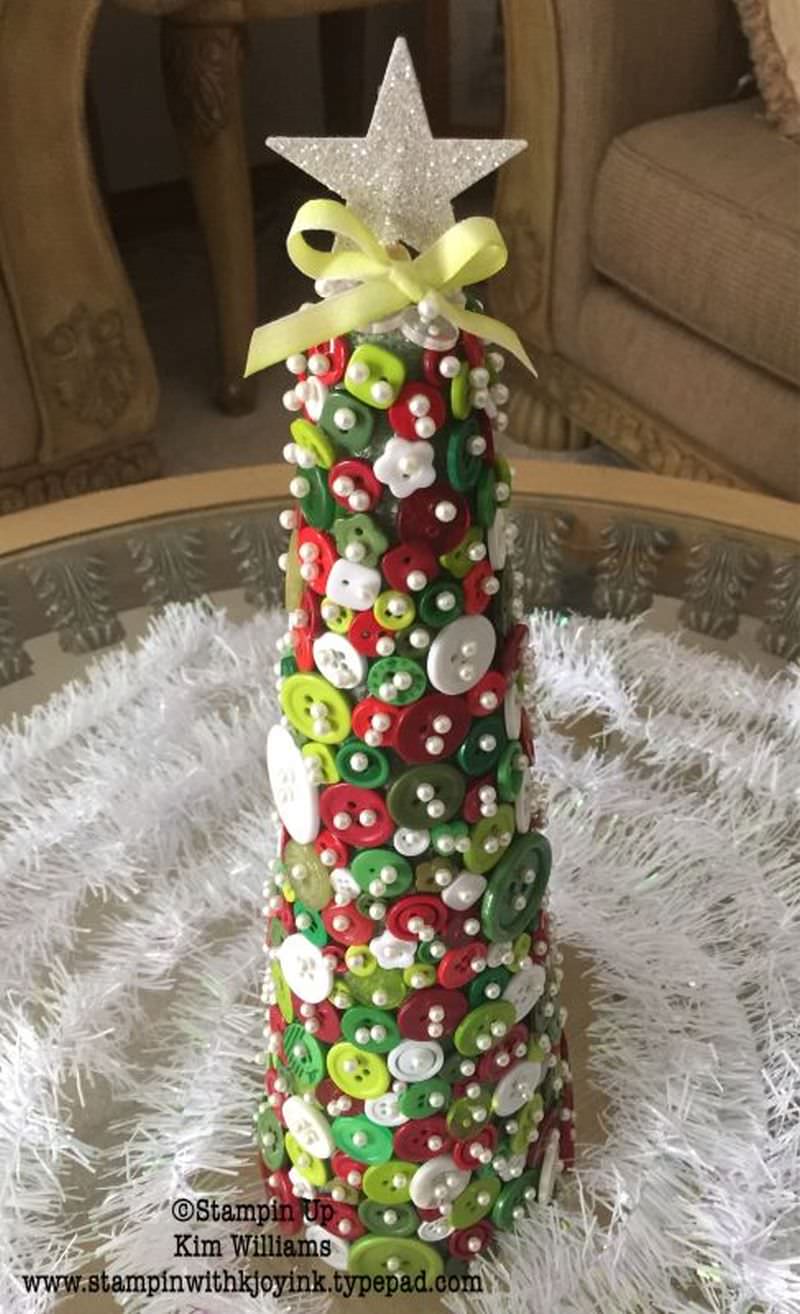 Christmas Trees from Buttons 