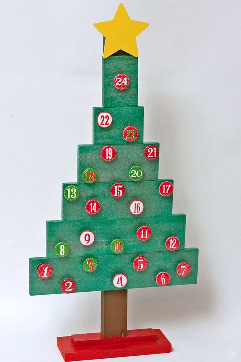 Christmas Tree Advent Calendar 