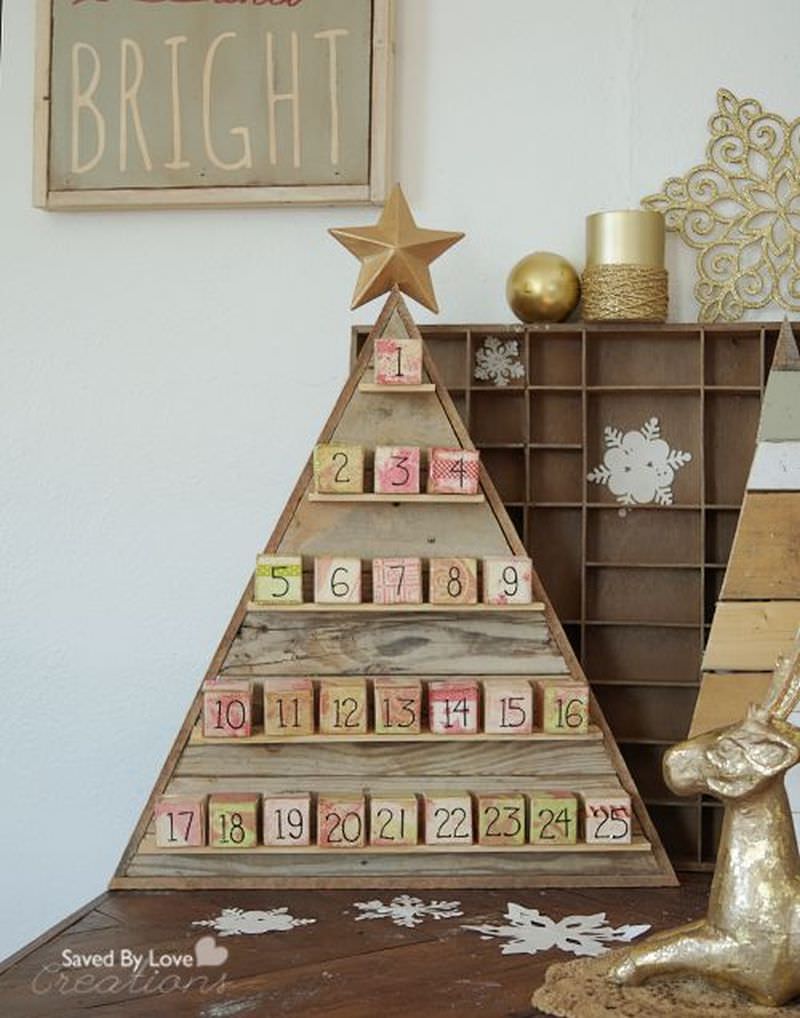 Christmas Tree Advent Calendar 