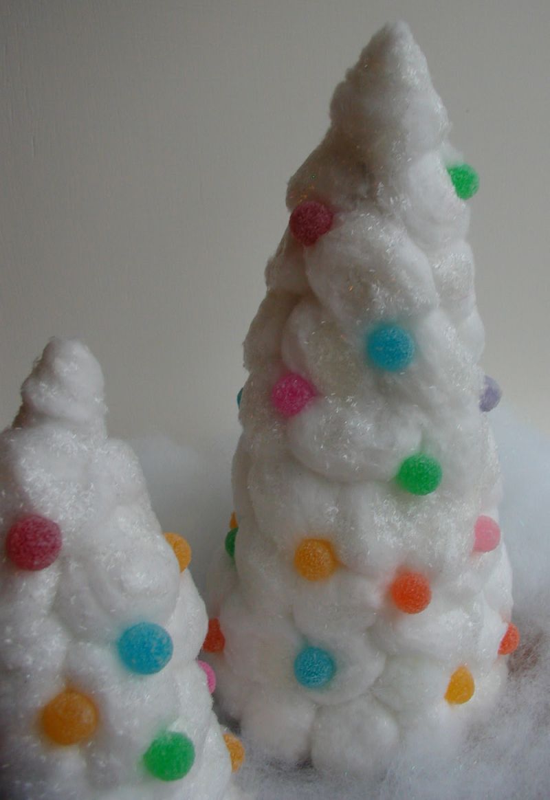 Cotton Christmas trees