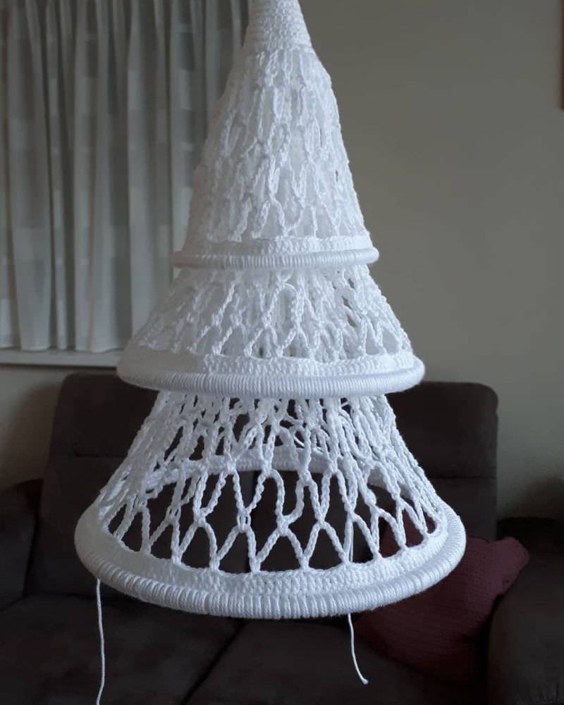 Crocheted Christmas Trees 