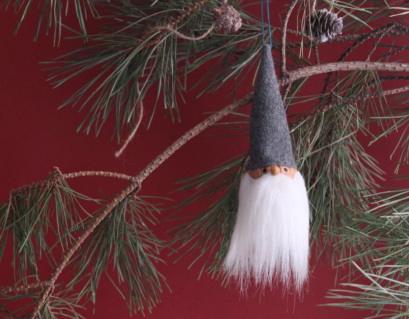 DIY Gnome Christmas Ornament