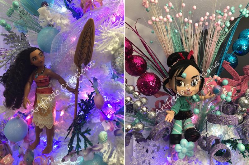 Disney-Themed Christmas Tree by Alfredo Majuri Vargas