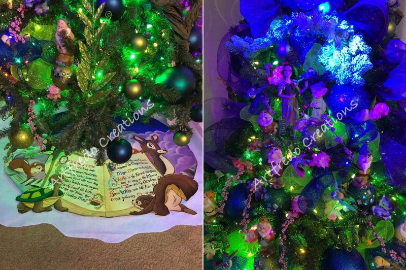 Disney-Themed Christmas Tree by Alfredo Majuri Vargas