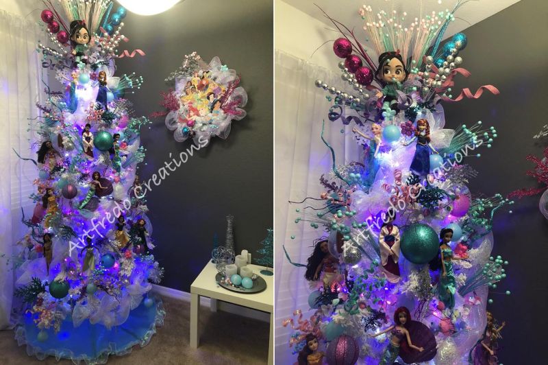 Disney-Themed Christmas Tree by Alfredo Majuri Vargas