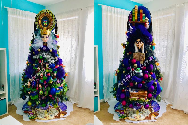 Disney-Themed Christmas Tree by Alfredo Majuri Vargas