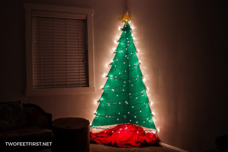 Fabric, Felt and Burlap Alternative Christmas Trees