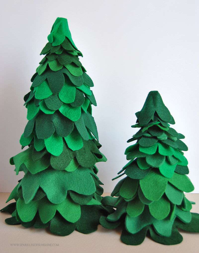 Felt Christmas Trees