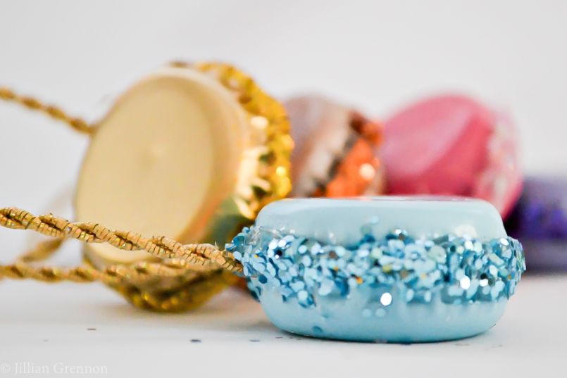 French Macaron Christmas tree ornaments