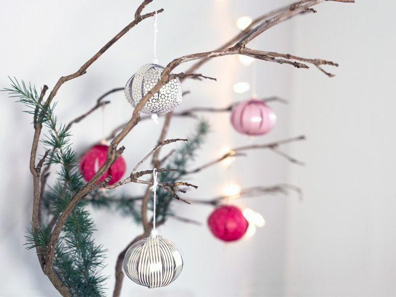 Paper Christmas Tree Baubles