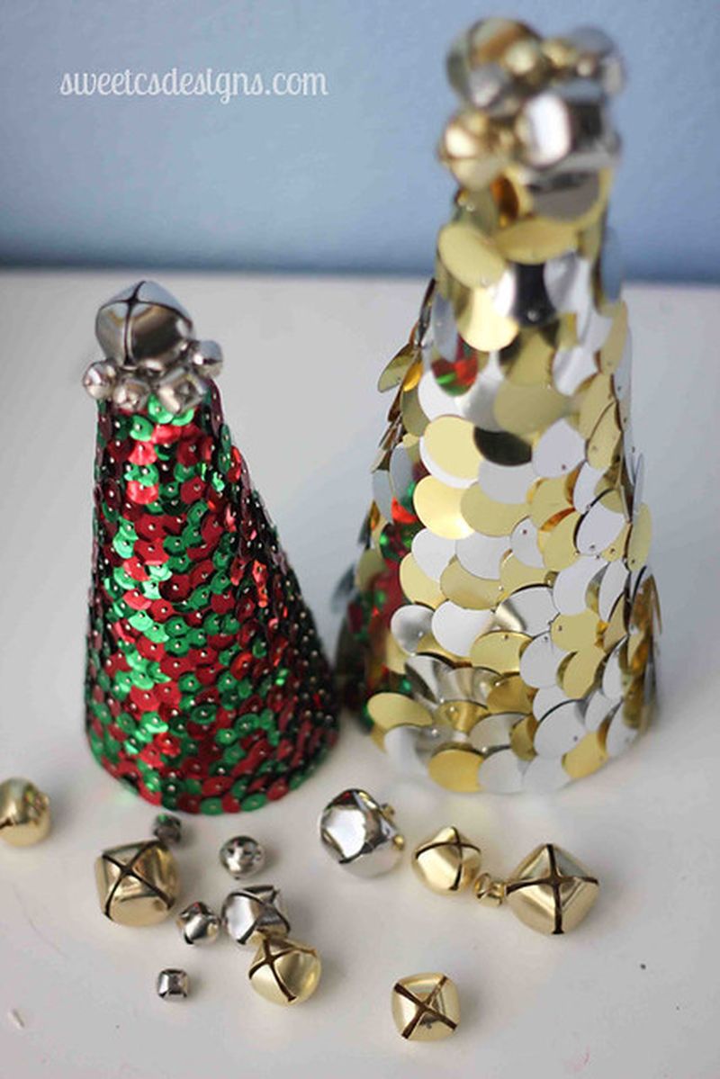 Sequin Christmas Trees