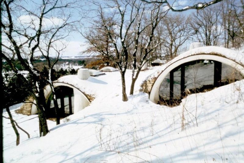 70s Earth Berm House in Wisconsin is Out for Sale