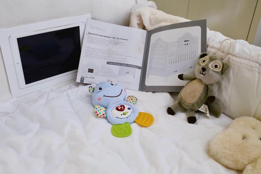 World's First Smart Cot with Built-In iPad
