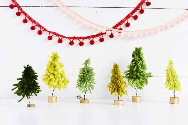 Yarn tassel Christmas Tree