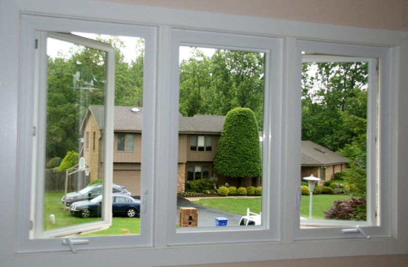 casement window from inside  