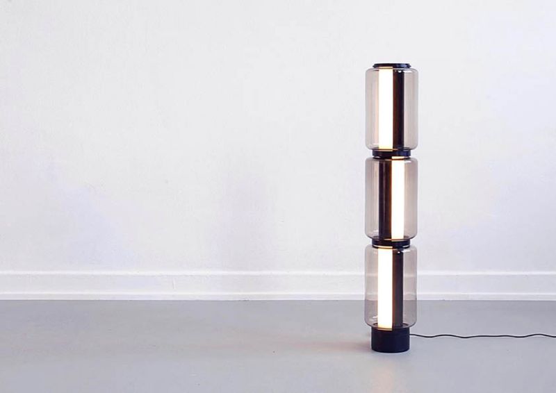 Baschnja three-part light fixture by Ilja Hubert