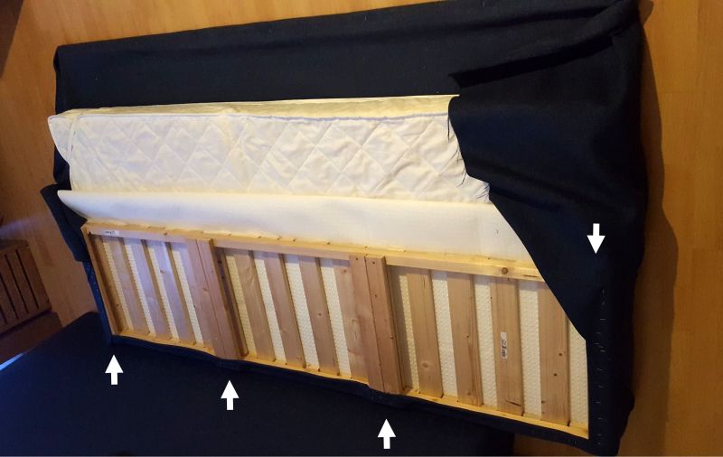 DIY Convertible Sofa Bed with Storage