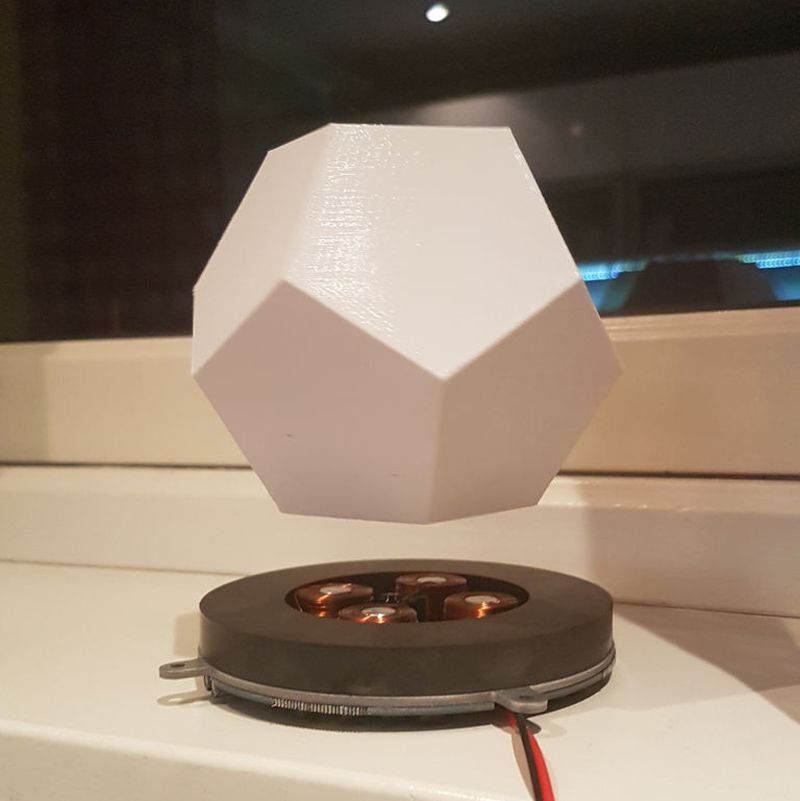 DIY’er Shows How to Make 3D-Printed Levitating Planter 