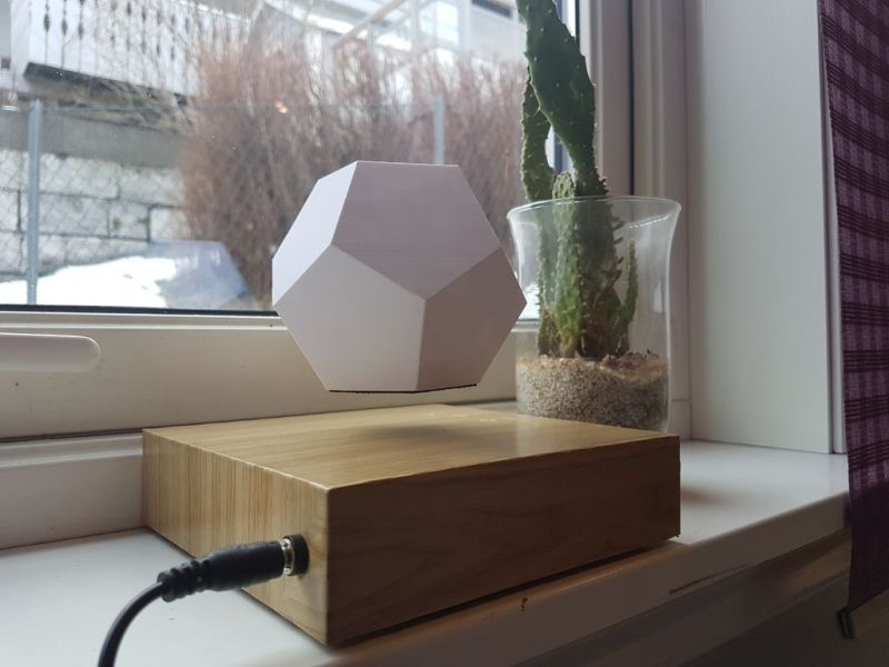 DIY’er Shows How to Make 3D-Printed Levitating Planter 