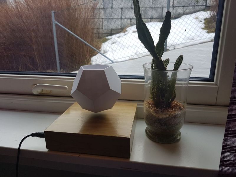 DIY’er Shows How to Make 3D-Printed Levitating Planter 