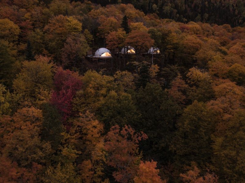 Geodesic Dome Holiday Accommodations Near Quebec City