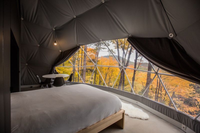 Geodesic Dome Holiday Accommodations Near Quebec City