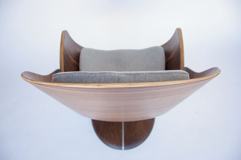 Upholstered Bentwood Lounge Chair from q co_11