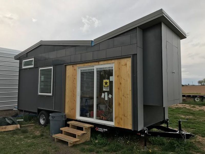 69k Tiny House on Wheels with Main floor Bedroom 