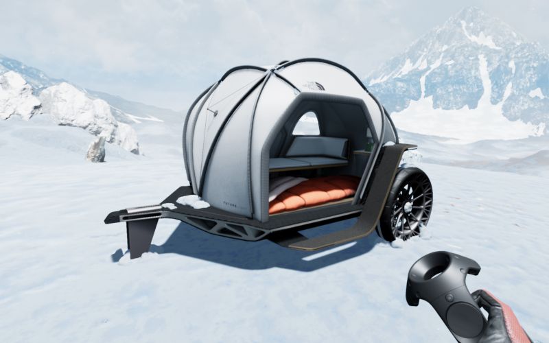 BMW’s Designworks Showcases FUTURELIGHT Concept Camper at CES 2019 