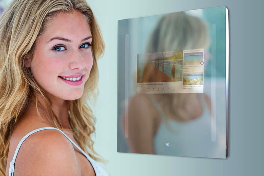 Google Assistant Powered Capstone Smart Mirror CES 2019