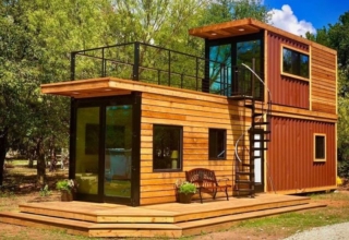 tiny shipping container home